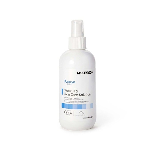 Mckesson Wound Irrigation Solution, 8 1/2 oz. Pump Bottle, 6PK 186-6002 - main